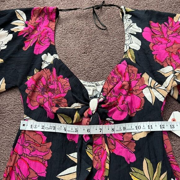 NWT Billabong Delicious Floral Print Day Dress - Picture 14 of 15